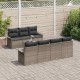 Sonata H Градински Софа Комплект с възглавница 8 pcs Сив 55 x 55 x 37 см