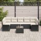 Sonata H Градински Софа Комплект 8 pcs Черен, Крем 55 x 55 x 37 см