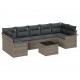 Sonata H Градински Софа Комплект с възглавница 8 pcs Сив 55 x 55 x 37 см