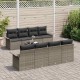 Sonata H Градински Софа Комплект с възглавница 9 pcs Сив 55 x 55 x 37 см