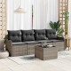 Sonata H Градински Софа Комплект с възглавница 5 pcs Сив 55 x 55 x 37 см