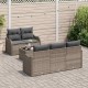 Sonata H Градински Софа Комплект с възглавница 6 pcs Сив 55 x 55 x 37 см