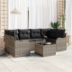 Sonata H Градински Софа Комплект с възглавница 7 pcs Сив 55 x 55 x 37 см