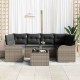 Sonata H Градински Софа Комплект с възглавница 7 pcs Сив 55 x 55 x 37 см