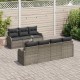 Sonata H Градински Софа Комплект с възглавница 8 pcs Сив 55 x 55 x 37 см