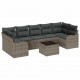 Sonata H Градински Софа Комплект с възглавница 8 pcs Сив 55 x 55 x 37 см