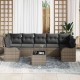 Sonata H Градински Софа Комплект с възглавница 8 pcs Сив 55 x 55 x 37 см