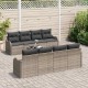 Sonata H Градински Софа Комплект с възглавница 9 pcs Сив 55 x 55 x 37 см