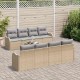 Sonata H Градински Софа Комплект 9 pcs Бежово и сиво 55 x 55 x 37 см