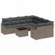 Sonata H Градински Софа Комплект с възглавница 9 pcs Сив 55 x 55 x 37 см