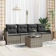 Sonata H Градински Софа Комплект с възглавница 5 pcs Сив 55 x 55 x 37 см