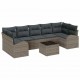 Sonata H Градински Софа Комплект с възглавница 8 pcs Сив 55 x 55 x 37 см