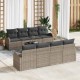 Sonata H Градински Софа Комплект с възглавница 9 pcs Сив 55 x 55 x 37 см