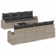 Sonata H Градински Софа Комплект с възглавница 9 pcs Сив 55 x 55 x 37 см