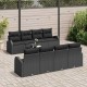Sonata H Градински Софа Комплект 9 pcs Черно 55 x 55 x 37 см