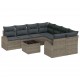 Sonata H Градински Софа Комплект с възглавница 9 pcs Сив 55 x 55 x 37 см