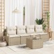 Sonata H Градински Софа Комплект 5 pcs Бежов и кремав 55 x 55 x 37 см