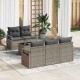 Sonata H Градински Софа Комплект с възглавница 6 pcs Сив 55 x 55 x 37 см