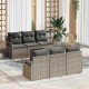 Sonata H Градински Софа Комплект с възглавница 7 pcs Сив 55 x 55 x 37 см