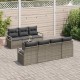 Sonata H Градински Софа Комплект с възглавница 8 pcs Сив 55 x 55 x 37 см