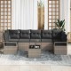 Sonata H Градински Софа Комплект с възглавница 8 pcs Сив 55 x 55 x 37 см