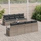 Sonata H Градински Софа Комплект с възглавница 9 pcs Сив 55 x 55 x 37 см