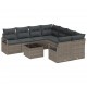 Sonata H Градински Софа Комплект с възглавница 9 pcs Сив 55 x 55 x 37 см