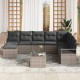Sonata Set de canapea 9 buc. Gri deschis poliratan