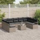 Sonata H Градински Софа Комплект с възглавница 10 pcs Светлосиво