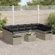 Sonata H Градински Софа Комплект с възглавница 10 pcs Светлосиво