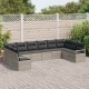Sonata H Градински Софа Комплект с възглавница 10 pcs Светлосиво