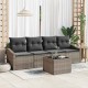 Sonata H Градински Софа Комплект с възглавница 5 pcs Сив 55 x 55 x 37 см