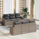 Sonata H Градински Софа Комплект с възглавница 7 pcs Сив 55 x 55 x 37 см