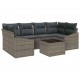 Sonata H Градински Софа Комплект с възглавница 7 pcs Сив 55 x 55 x 37 см