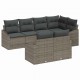 Sonata H Комплект за хранене в градината с възглавница 7 pcs Сив