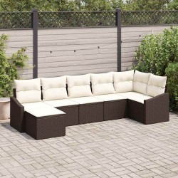 Sonata H Комплект за хранене в градината 7 pcs Кафяв и Кремав - Seturi pentru exterior