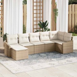 Sonata H Комплект за хранене в градината 7 pcs Бежов и кремав - Seturi pentru exterior