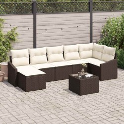Sonata H Комплект за хранене в градината 8 pcs Кафяв и Кремав - Seturi pentru exterior
