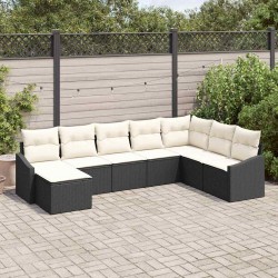 Sonata H Комплект за хранене в градината 8 pcs Черен и кремав - Seturi pentru exterior