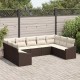 Sonata H Комплект за хранене в градината 9 pcs Кафяв и Кремав
