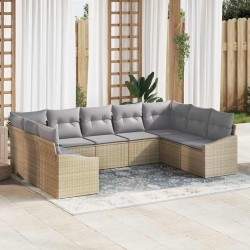 Sonata H Комплект за хранене в градината 9 pcs Бежов и Светло Сив - Seturi pentru exterior