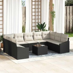 Sonata H Комплект за хранене в градината 10 pcs Кафяв и Кремав - Seturi pentru exterior
