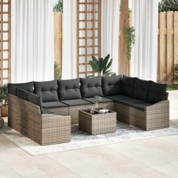 Sonata H Комплект за хранене в градината с възглавница 10 pcs Светлосиво - Seturi pentru exterior