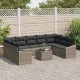 Sonata H Комплект за хранене в градината с възглавница 10 pcs Светлосиво