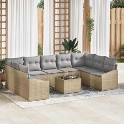 Sonata H Комплект за хранене в градината 10 pcs Бежов и Светло Сив - Seturi pentru exterior