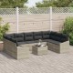 Sonata H Комплект за хранене в градината с възглавница 10 pcs Светлосиво