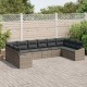 Sonata H Комплект за хранене в градината с възглавница 10 pcs Сив