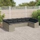 Sonata H Комплект за хранене в градината с възглавница 10 pcs Светлосиво