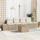 Sonata H Градински Софа Комплект 5 pcs Бежов и кремав 55 x 55 x 37 см