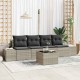 Sonata H Градински Софа Комплект 5 pcs Светло сиво и тъмно сиво